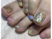 キャディーネイルズ(Caddy' Nails)/　シェル＆ミラー