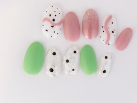 ☆うずらネイル×お花ネイル☆