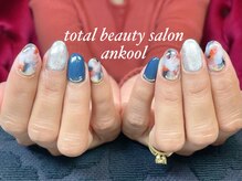 アンクール(an kool)/【ネイル】ニュアンス大理石