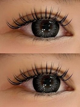 マヴィアイラッシュ バイヘッドライト 水戸駅南店(Ma Vie eyelash by HEADLIGHT)の写真/【#バインドロック】抜群のキープ力でモチ◎のまつ毛エクステ！程よいボリューム感＆束感で大きな瞳に♪