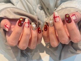 チェックネイル