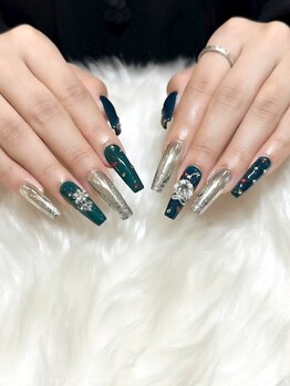 クリスマスネイル