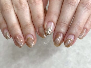 スゥ(Sod)の写真/大人可愛い上品デザインを豊富にご用意◎≪初回オフ無料☆定額リッチコース¥8000≫指先から季節を楽しむ♪