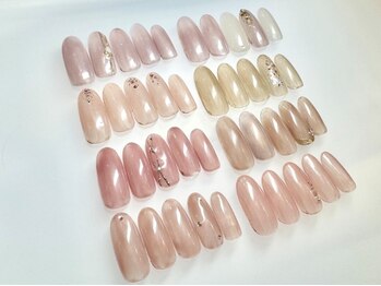 ネイルサロン シュシュ(Chou Chou)の写真/シンプルにも華やかにも☆シーンに合わせた豊富なネイルデザイン！清潔感と好印象を叶える大人の指先へ