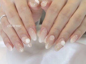 シャルム(charme)/薔薇ネイル