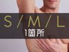 【初回】メンズ脱毛◆S/M/Lお好きなパーツを1箇所セレクト！　30分¥980