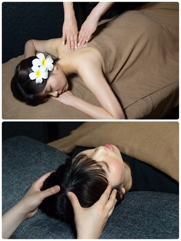 ラクラク(rakuraku)/【アロマリンパ&ヘッドスパ】