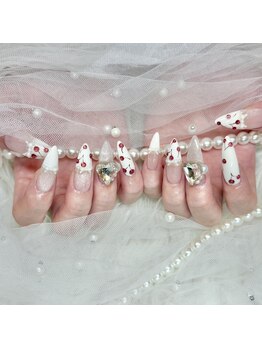 さくらんぼネイル