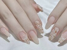 Coco_Nail Salon　横浜関内店【ココネイルサロン】/ツイード/カラグラ