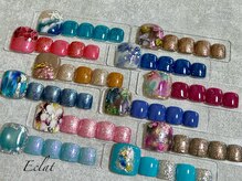 エクラ(Eclat)の雰囲気（人気フットネイルデザイン多数☆初回クーポン7000円（オフ込み））