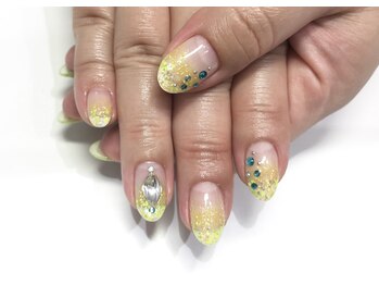 クォーターリゾートネイル(QUARTER RESORT nail)/シロップネイル☆