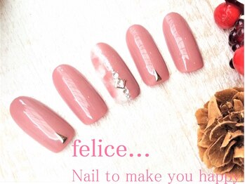 ネイルサロン フェリーチェ(felice)/【定額ネイル】¥6980