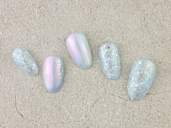 ネイルサロン ソウ 京橋店(Nail Salon Sou)/オーロラキラキラネイル