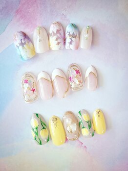 ネイルステーション ブルー(Nail Station BLUE)/3・4月定額6500