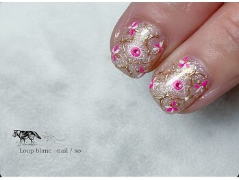 ルブランネイルエスオー(Loup blanc nail=s/o)/