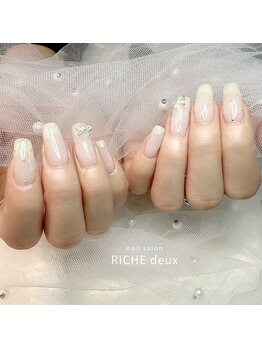 リッシュ ドゥ(RICHE deux)/シアーカラー×リボンパーツ