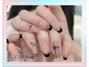 センシー ネイル スタジオ(Sensy Nail Studio)/カッコよいBLACKフレンチ