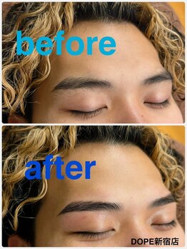 ドープ 新宿南口店(DOPE)/[メンズ/眉毛/アイブロウ/新宿]