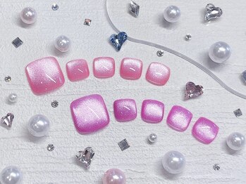 ネイルサロン クラーヴォ(cravo)/フット　マグネットカラー