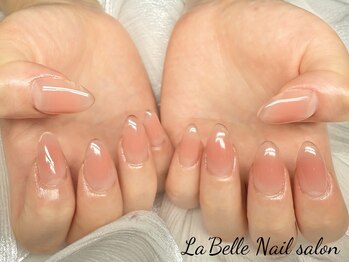 ラベル(La'Belle)/チップ長さだし&チークネイル