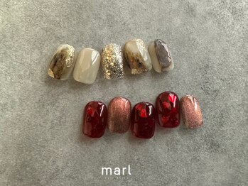 マール 甲子園店(marl)の写真/ネイリストトップネイリスト選べる価格帯♪豊富なサンプル有◎【デザイン¥7150/ニュアンス¥7700】