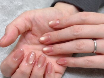 atelier noce【アトリエノーチェ】（すすきの/マグネット/フィルイン/パラジェル）の写真/【アートができないOLさん必見！】シンプルなのに指先の美しさが際立つ「上品なデザイン」をご提案します♪