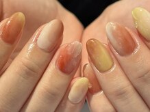 カラ ネイル 中津店(calla nail)の雰囲気（【パラジェル】いちじくネイル / 秋ネイル）