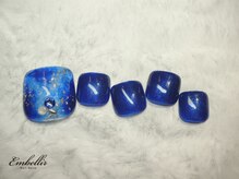 アンベリール 横浜店(Embellir)/(437)タイダイ柄フットネイル