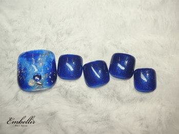 アンベリール 横浜店(Embellir)/(437)タイダイ柄フットネイル