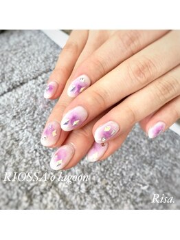 リオッサ オブ ラグーン(RIOSSA of Lagoon)/パープル×チークネイル