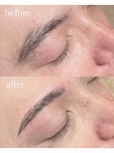 ブリリアントライフ(Blilyant life)/韓国眉スタイリングbefore&after