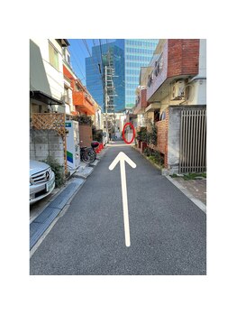 キノワ 六本木(Qinowa)/日比谷線六本木駅からの道順8