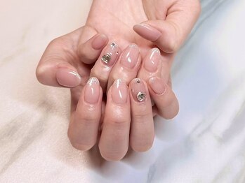 シンプル定額 /ピンクネイル