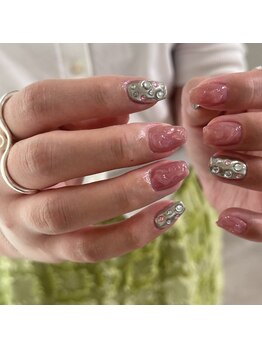 シアン(cyaan)/ぷっくりピンク