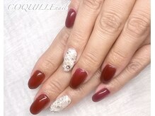 シェルネイル(COQUILLE NAIL)/蛇柄ネイル