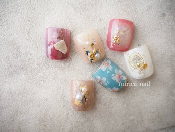 ミリカネイル(mirica nail)/foot design