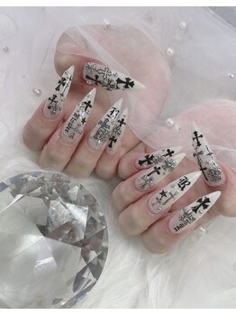 フィルネイル 古河店(FILL nail)の写真/金額を気にせずやりたいデザインをしたい！そんな方にオススメ◎パーツも多数ご用意で幅広く対応します♪