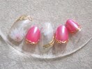 丸フレンチ＆桜ニュアンス