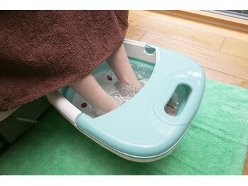 リセット(reset)/施術前に足浴でしっかり温めて