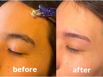 トップルック 横浜店(TOP LOOK)/メンズ眉毛ビフォーアフター