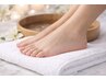 FOOT 【新規オフ無料☆超絶お得☆ツルツル角質除去+ワンカラー】 ¥7000