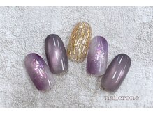 ネイルクローネ(nail crone)/パープルニュアンスネイル