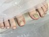 【サンダル前の準備に】foot ワンカラー¥8200→