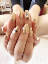 ネイルサロン ティプレシャス(T Precious)/ゴールド上品ネイル