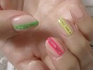 蛍光ラインネイル