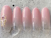 フリークネイル(FREAK Nail)/ドライフラワーグラデ ¥7000