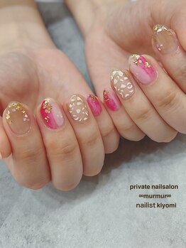 プライベート ネイルサロン マーマ(murmur)/レオパードネイル