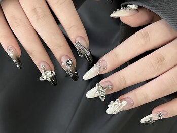ピュアアンドリッチネイルサロン(Pure&Rich Nail Salon)の写真/韓国ネイル、ワンホンネイル、何でも対応可能！！とことん細部まであなたのこだわりを徹底的に追求します♪