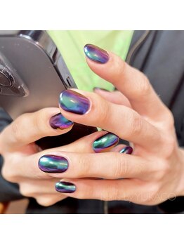 リグネイルスタジオ(Lig nail studio)/メンズミラーネイル