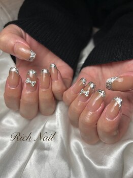 リッチネイル(Rich Nail)/ガラスフレンチ